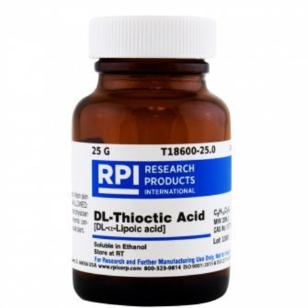 Rpi DL-Thioctic Acid, 25 G T18600-25.0
